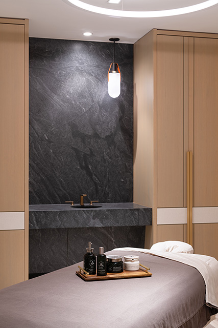 A spa treatment room at Canyon Ranch Wellness Center