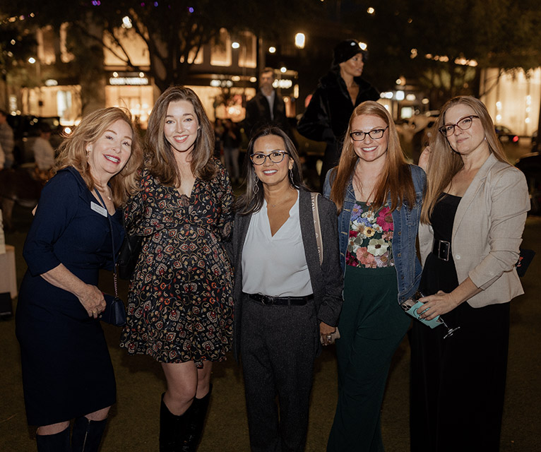 Attendees at the 360West Fall Fashion event