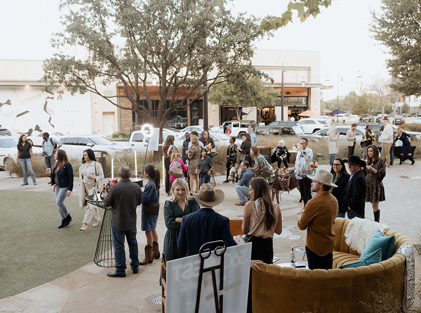 Attendees at the 360West Fall Fashion event