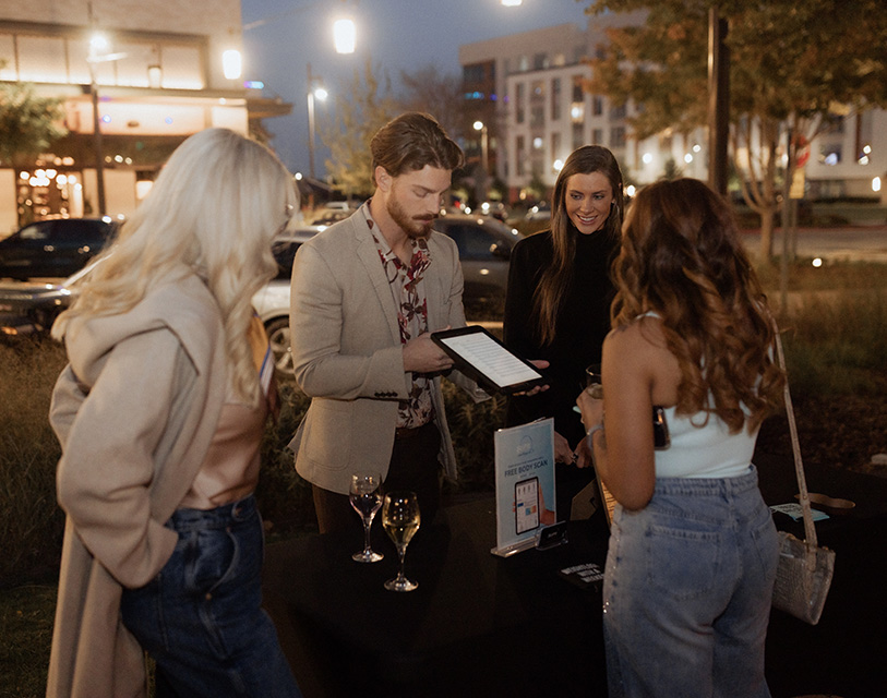 Attendees at the 360West Fall Fashion event