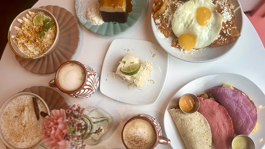 An array of dishes at Cafecito.