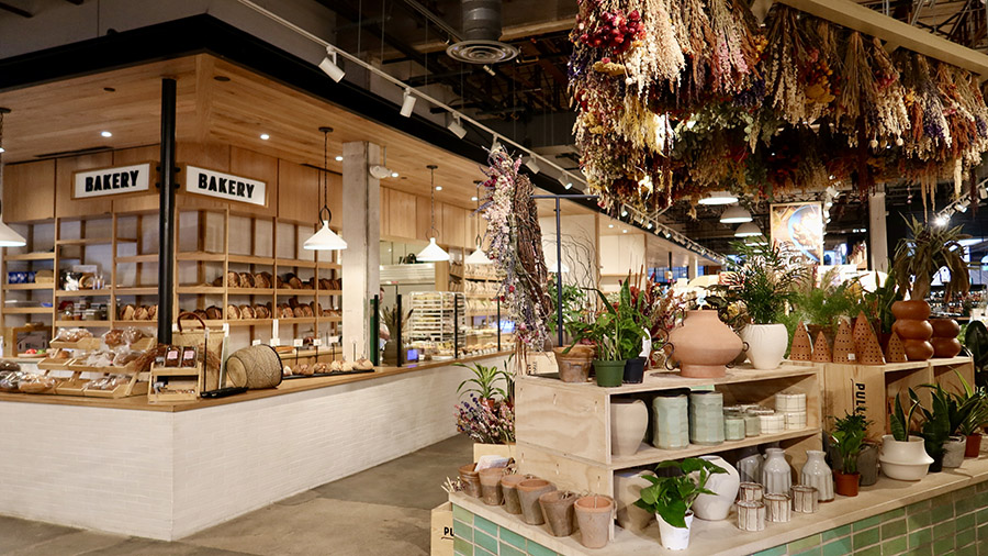 Goods are on display at Pullman Market