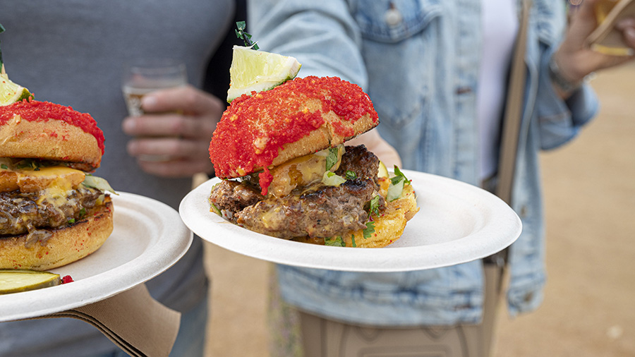 Burgers at Fort Worth Food + Wine Festival